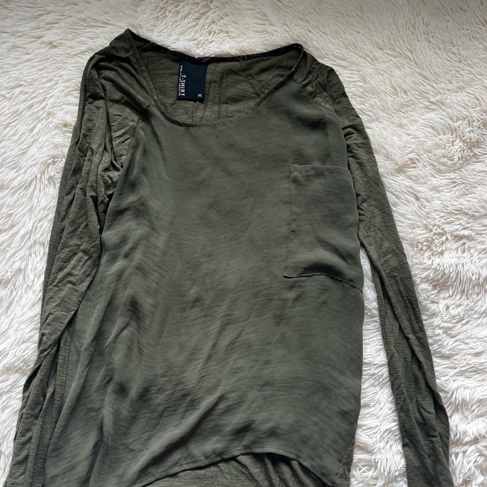 Dolan Green Long Sleeve Top from Anthropologie​
